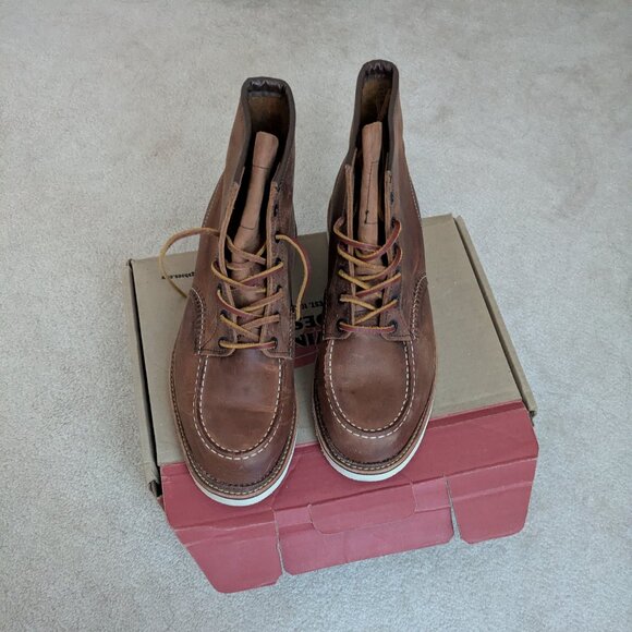 Red Wing Heritage 1907 Classic 6-Inch Moc Boots in Copper, 12 - Picture 1 of 14